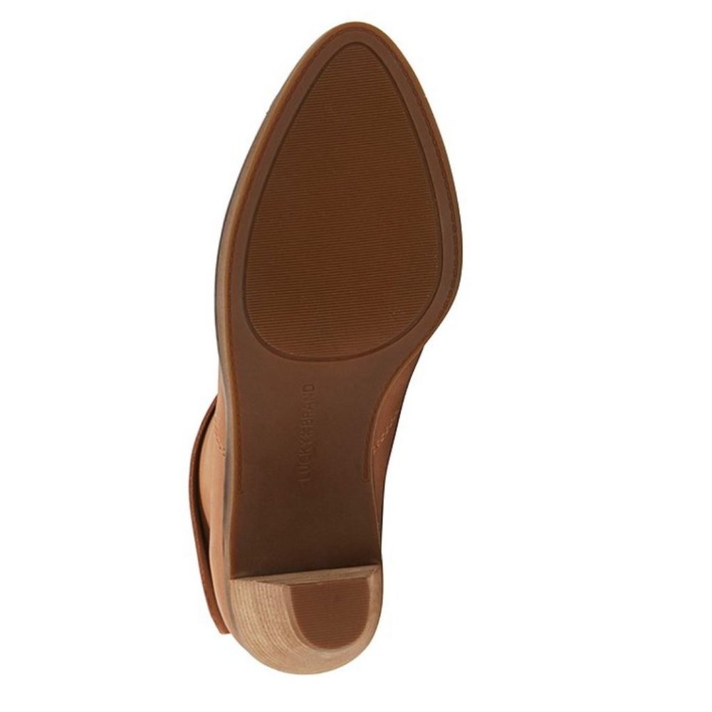 New Women's Lucky brand Leather Heel Booties - Picture 7 of 8
